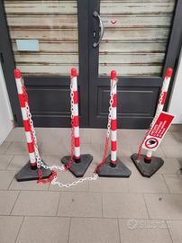 set 4 paletti di segnalazione