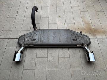 Terminale di scarico Fiat 500 Abarth