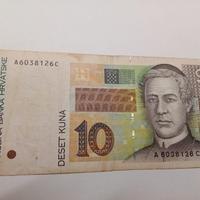 Banconota 10 KUNA CROAZIA