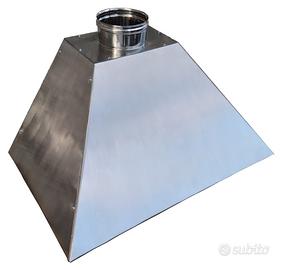 Cappa in acciaio inox per barbecue