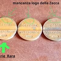 Lotto 3 Gettoni Telefonici Italia: 7110 7112 6709