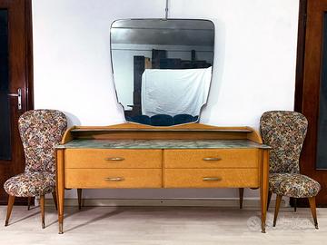 Credenza anni 50 con specchio vintage DASSI BUFFA