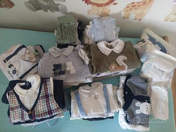 Grande lotto bimbo 0-4 mesi nascita sett-dic