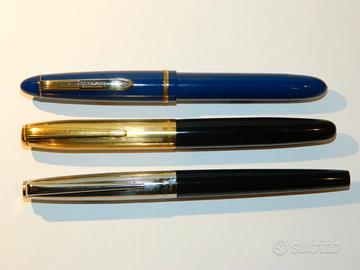 STILOGRAFICHE VINTAGE LOTTO DI 3 PENNE TEDESCHE