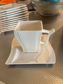 Set 12 Tazzine con piattini