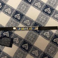 Bracciale uomo in caucciù e acciaio