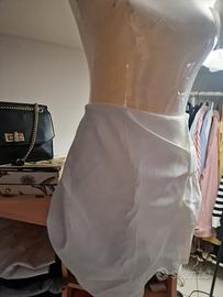 gonna bianca elegante 