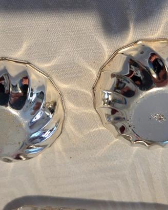 Vassoietto Svuotatasche Vintage In Silver Plate It