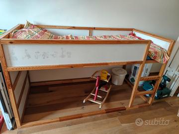 Letto soppalco Ikea kura