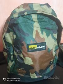 ZAINO MIMETICO X CACCIA PESCA TIRO TEMPO LIBERO 