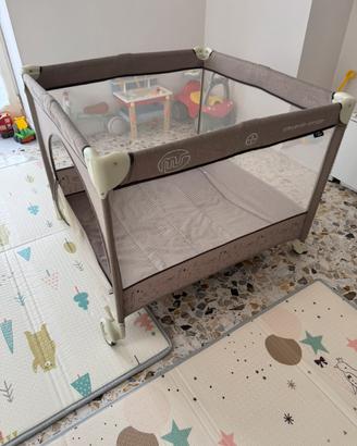 Box bebè beige Ms 93x93