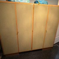 Armadio vintage anni 60 con 4 ante