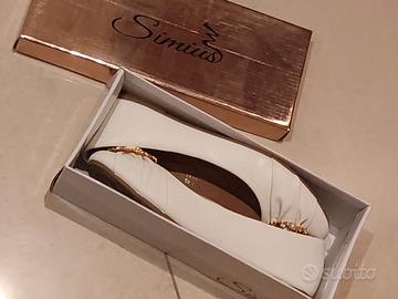 Ballerine nuove bianche nr.40