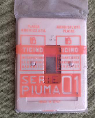 Placche in alluminio anodizzato Bticino