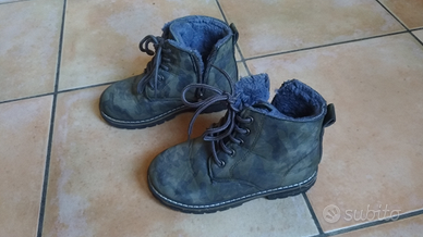 Scarponcini alti bambino 35 camo mimetici