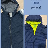 Piumino d’oca e parka 4-5 snni