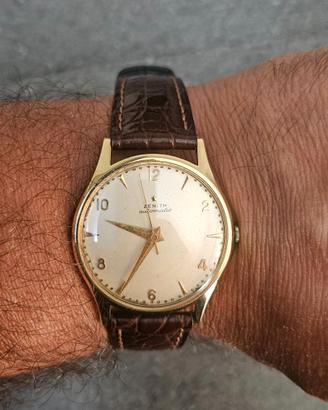 ZENITH STELLINA 39 MM IN ORO 18 KT AUTOMATICO