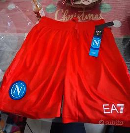 Pantaloncini EA7 S.S.C. Napoli Gara Rossi