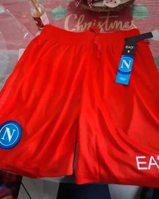 Pantaloncini EA7 S.S.C. Napoli Gara Rossi