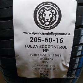 2 GOMME 205 60 16 FULDA A75988