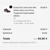 Scarpe antinfortunistiche uomo  numero 39