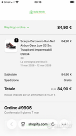 Scarpe antinfortunistiche uomo  numero 39