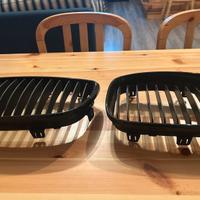 griglie paratia radiatore  BMW serie 1 TOTAL BLACK