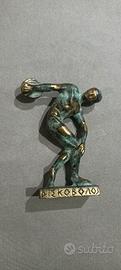 Statua Bronzo del classico lanciatore del disco 