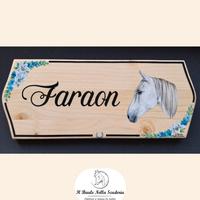 Targhe da box per cavalli dipinte a mano