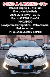Euro6A Captur 1.5 dCi Anno 2018 Navigatore/Xenon