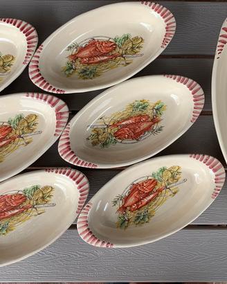 Set ceramica antipasto mare