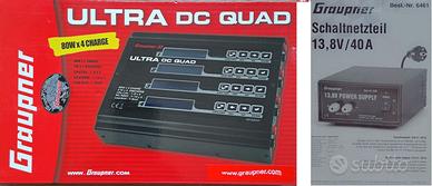 Caricabatterie Graupner LiPo LiFe con Alimentatore
