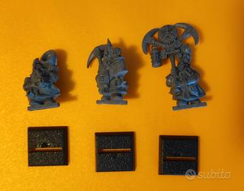 Gruppo di comando minatori Warhammer Passoteschio