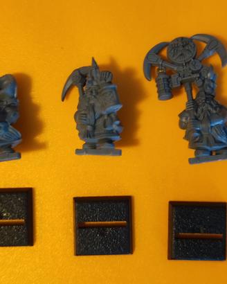 Gruppo di comando minatori Warhammer Passoteschio