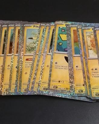 Pokemon set completo dei Pikachu 30th Anniversary