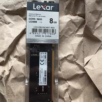 Lexar DDR5 8gb 5600 nuove