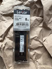 Lexar DDR5 8gb 5600 nuove
