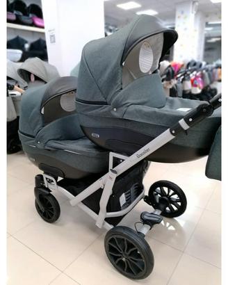 gemellare passeggino trio