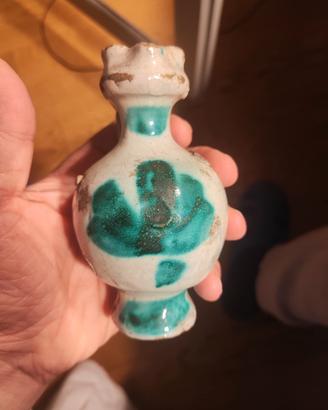 piccola oliera ceramica di Caltagirone XIX SEC 
