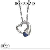 Collana con cuore piccolo e cristallo 