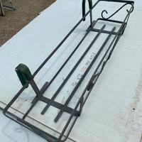 Portafiori / fioriere da terrazzo in ferro battuto