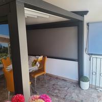 Pergola autoportante retraibile