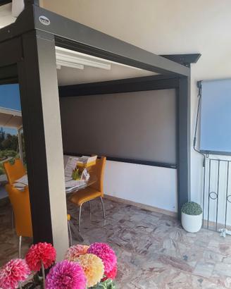 Pergola autoportante retraibile