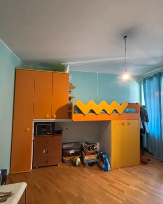 Cameretta completa con letto ribaltabile