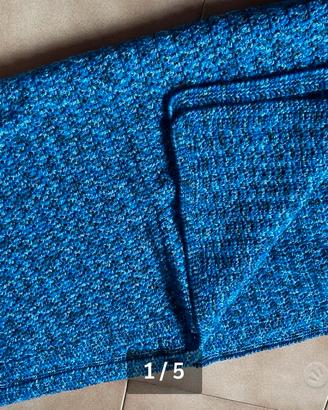 Coperta lana uncinetto