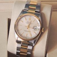 Rolex Datejust 16233 - Quadante Silver