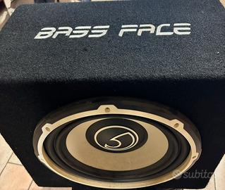 BASS FACE Subwoofer Amplificato attivo auto