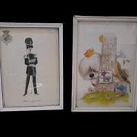 Set di due cornici decorative.
