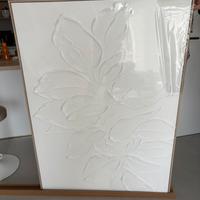 Quadro bianco e legno