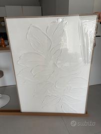 Quadro bianco e legno